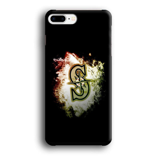 Baseball Seattle Mariners MLB 002 iPhone 7 Plus Case-Plastic / Full Wrap (3D Case)-Xtracase