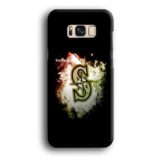 Baseball Seattle Mariners MLB 002 Samsung Galaxy S8 Case-Plastic / Full Wrap (3D Case)-Xtracase