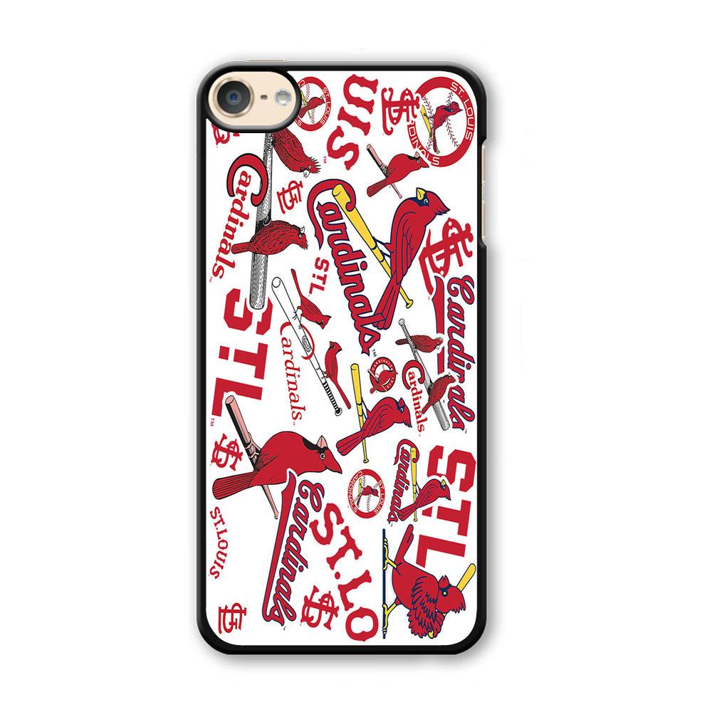 Baseball St. Louis Cardinals MLB 001 iPod Touch 6 Case-Plastic / Full Wrap (3D Case)-Xtracase
