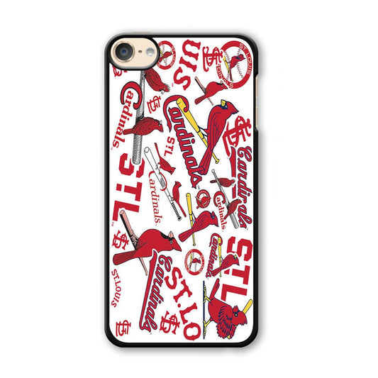 Baseball St. Louis Cardinals MLB 001 iPod Touch 6 Case-Plastic / Full Wrap (3D Case)-Xtracase