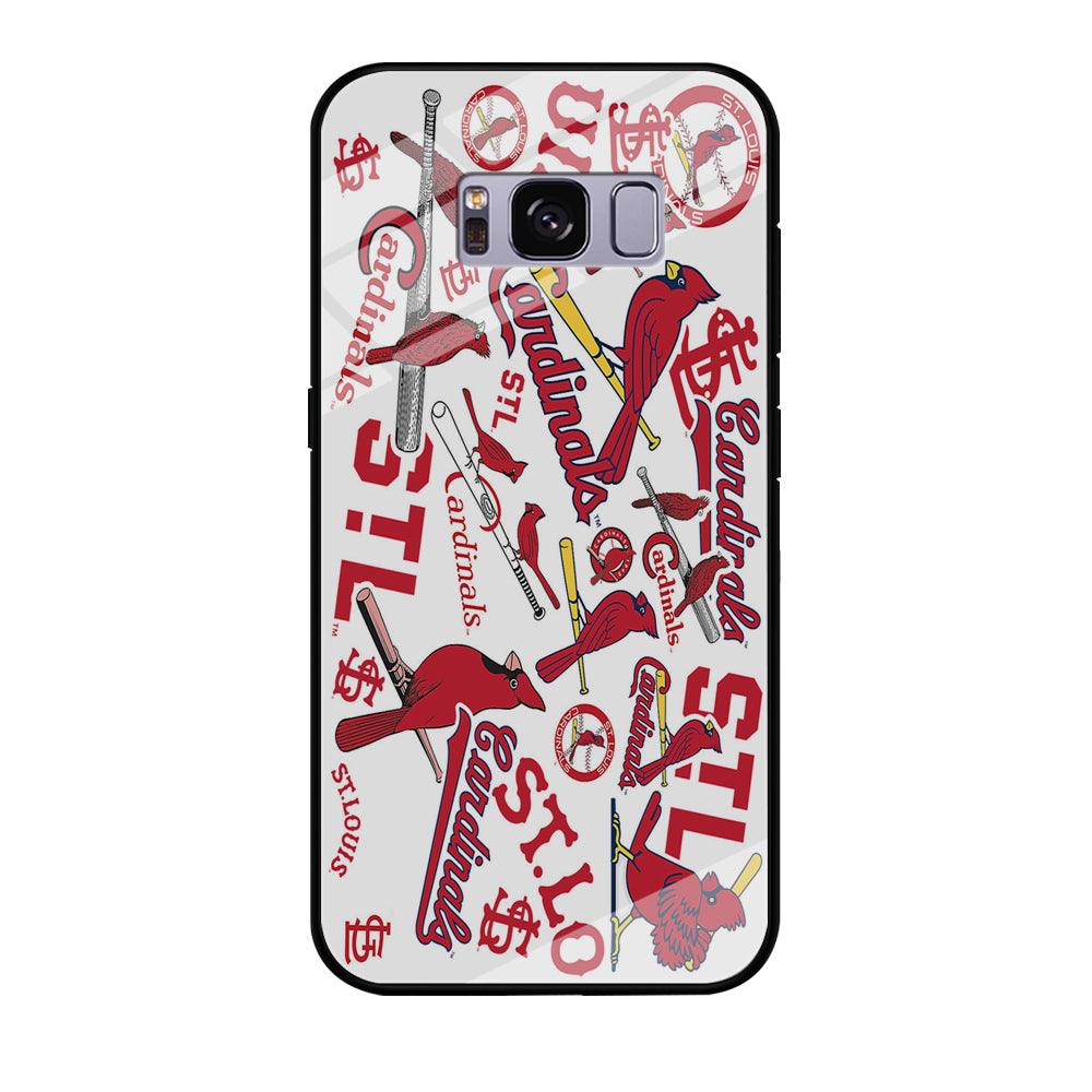 Baseball St. Louis Cardinals MLB 001 Samsung Galaxy S8 Case-Tempered Glass Case-Xtracase