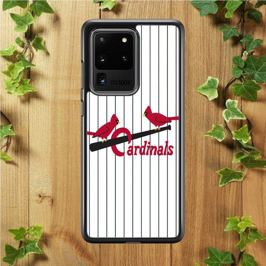 Baseball St. Louis Cardinals MLB 002 Samsung Galaxy S20 Ultra Case-Plastic / Full Wrap (3D Case)-Xtracase