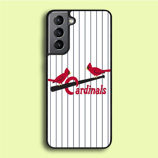 Baseball St. Louis Cardinals MLB 002 Samsung Galaxy S21 Case-Plastic / Full Wrap (3D Case)-Xtracase