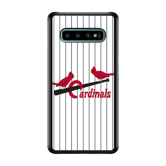 Baseball St. Louis Cardinals MLB 002 Samsung Galaxy S10 Case-Plastic / Full Wrap (3D Case)-Xtracase