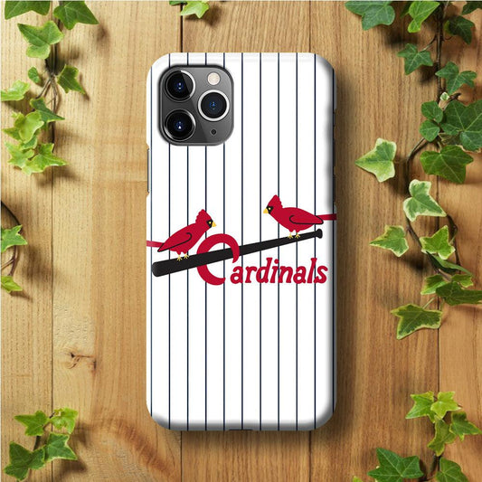 Baseball St. Louis Cardinals MLB 002 iPhone 11 Pro Case-Plastic / Full Wrap (3D Case)-Xtracase