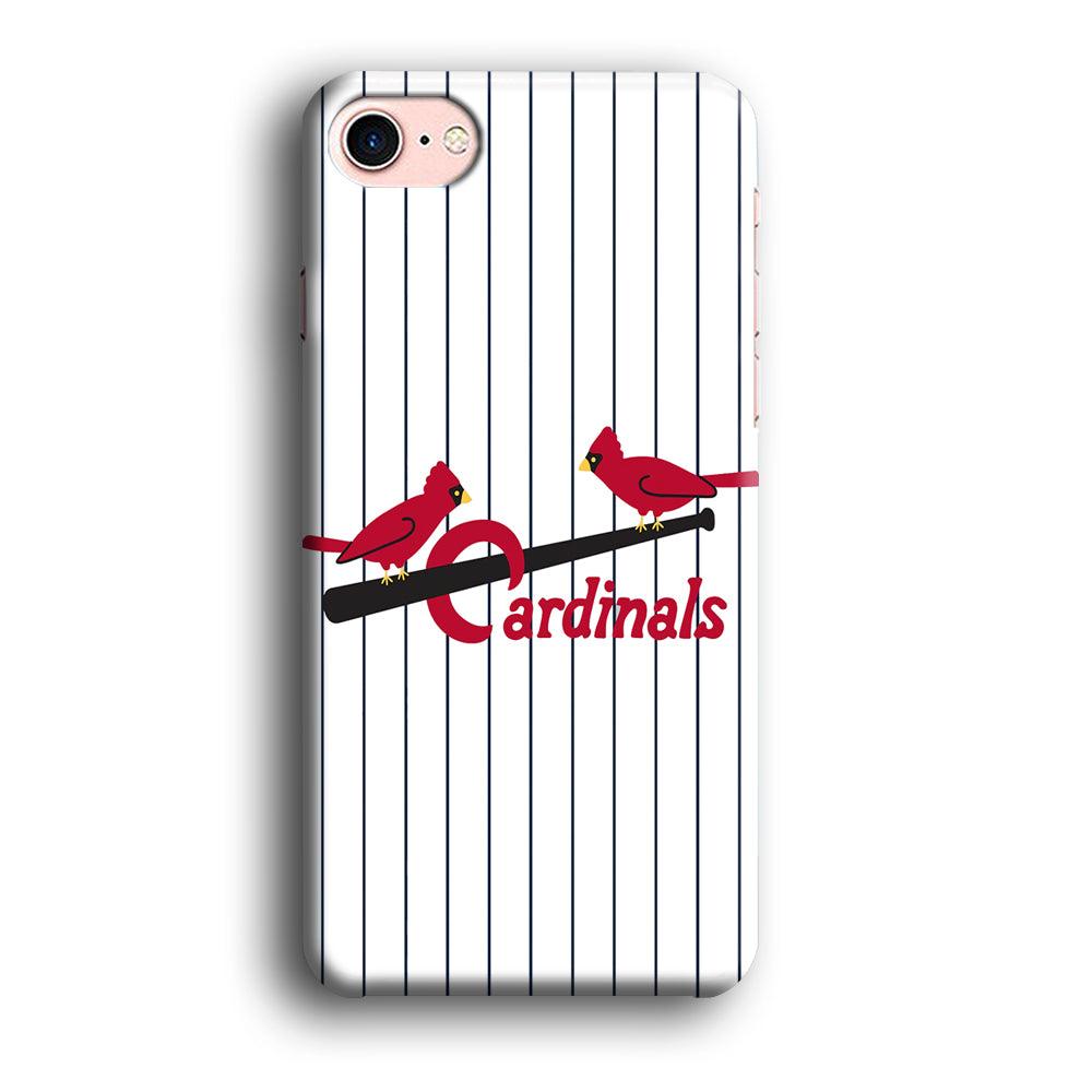 Baseball St. Louis Cardinals MLB 002 iPhone SE 2020 Case-Plastic / Full Wrap (3D Case)-Xtracase