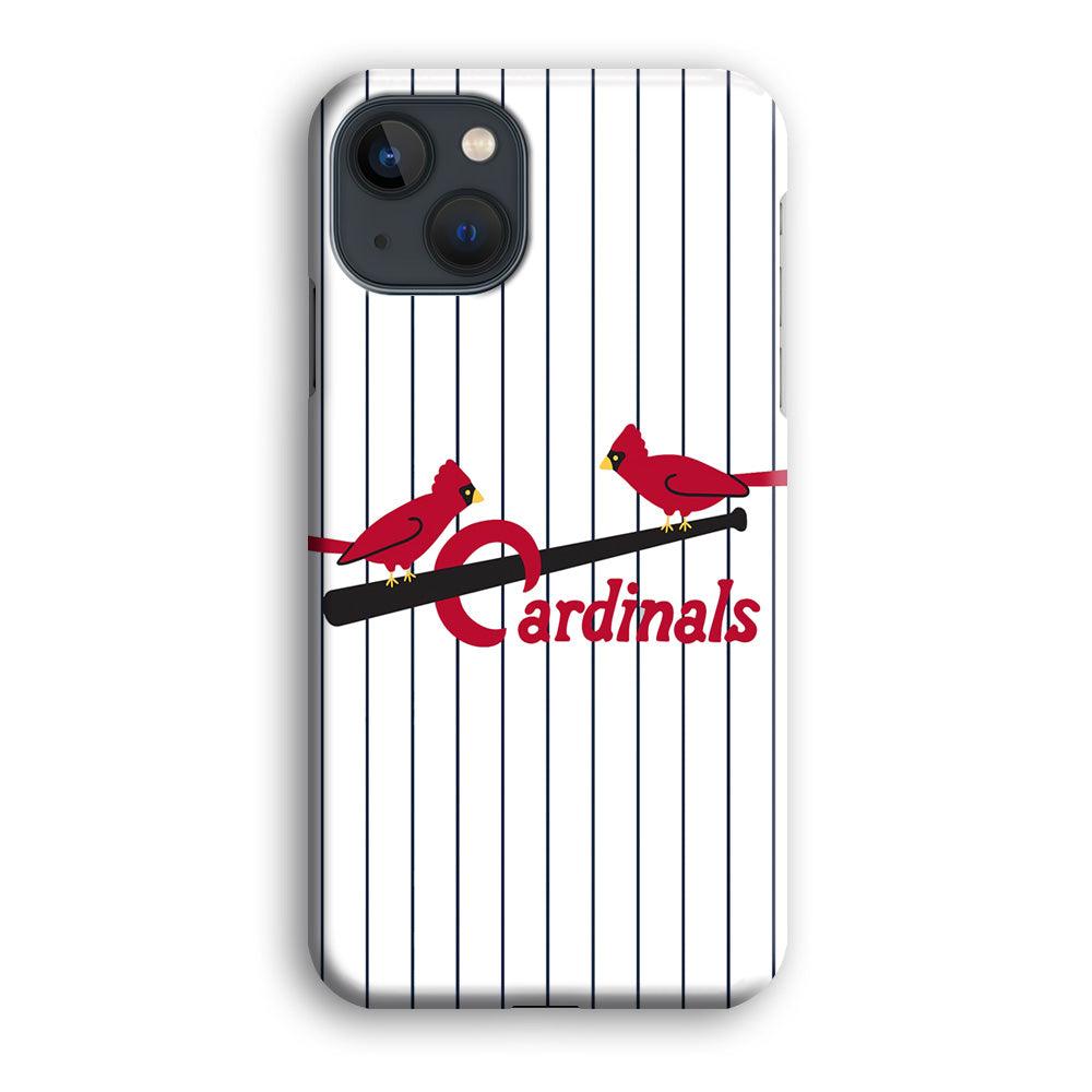 Baseball St. Louis Cardinals MLB 002 iPhone 13 Mini Case-Plastic / Full Wrap (3D Case)-Xtracase