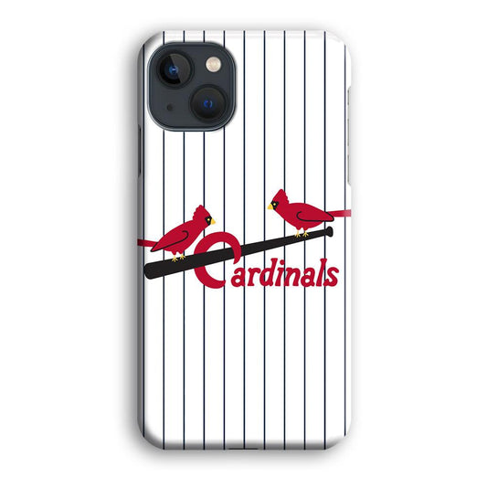 Baseball St. Louis Cardinals MLB 002 iPhone 13 Mini Case-Plastic / Full Wrap (3D Case)-Xtracase
