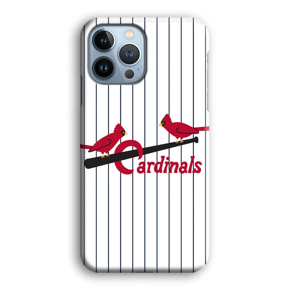 Baseball St. Louis Cardinals MLB 002 iPhone 13 Pro Case-Plastic / Full Wrap (3D Case)-Xtracase