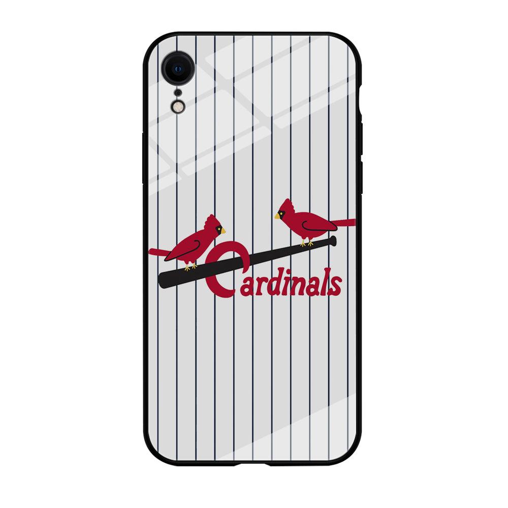 Baseball St. Louis Cardinals MLB 002 iPhone XR Case-Tempered Glass Case-Xtracase