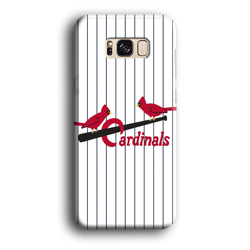 Baseball St. Louis Cardinals MLB 002 Samsung Galaxy S8 Case-Plastic / Full Wrap (3D Case)-Xtracase