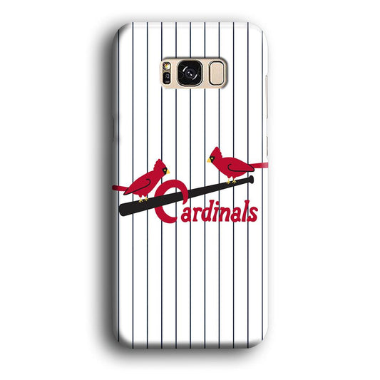 Baseball St. Louis Cardinals MLB 002 Samsung Galaxy S8 Case-Plastic / Full Wrap (3D Case)-Xtracase