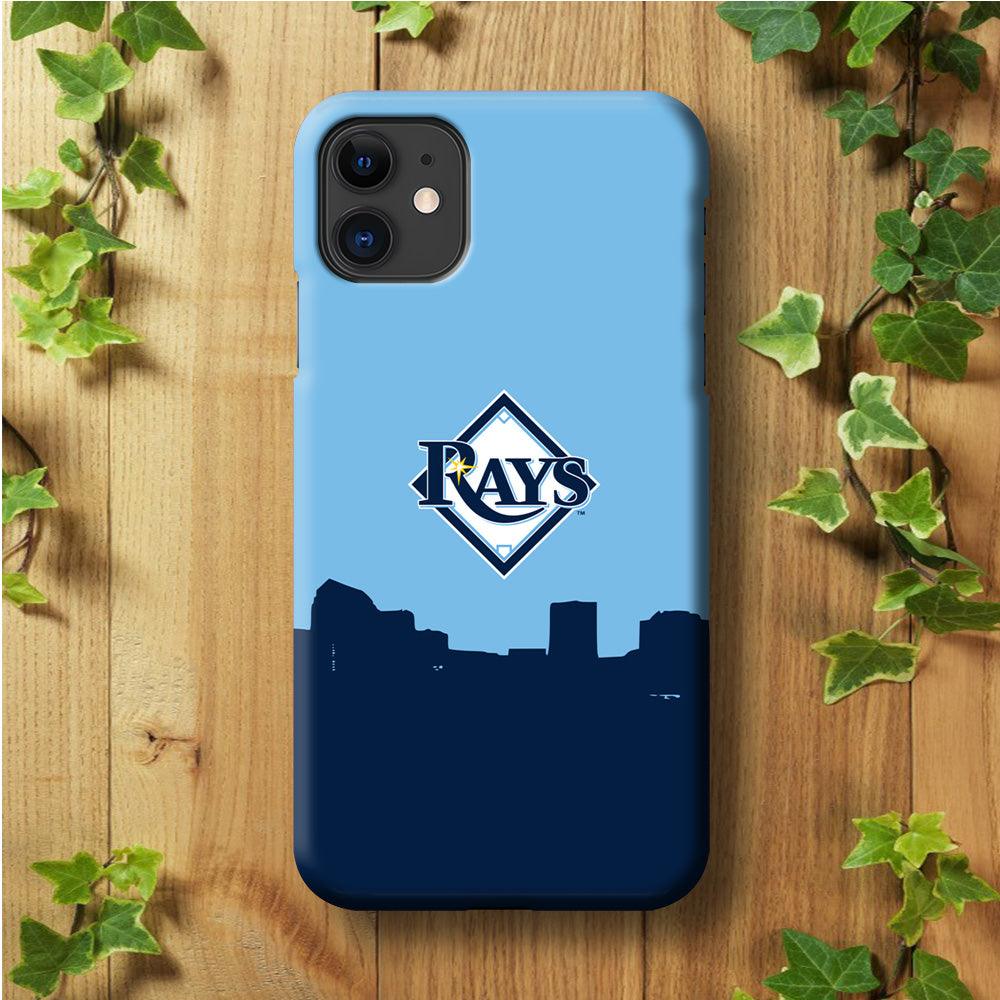 Baseball Tampa Bay Rays MLB 001 iPhone 11 Case-Plastic / Full Wrap (3D Case)-Xtracase