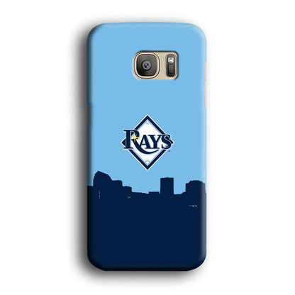 Baseball Tampa Bay Rays MLB 001 Samsung Galaxy S7 Edge Case-Plastic / Full Wrap (3D Case)-Xtracase