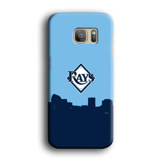 Baseball Tampa Bay Rays MLB 001 Samsung Galaxy S7 Edge Case-Plastic / Full Wrap (3D Case)-Xtracase