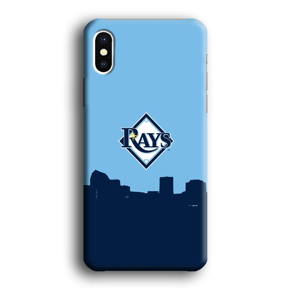 Baseball Tampa Bay Rays MLB 001 iPhone Xs Max Case-Plastic / Full Wrap (3D Case)-Xtracase