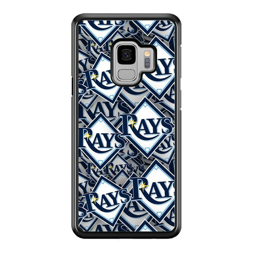 Baseball Tampa Bay Rays MLB 002 Samsung Galaxy S9 Case-Plastic / Full Wrap (3D Case)-Xtracase