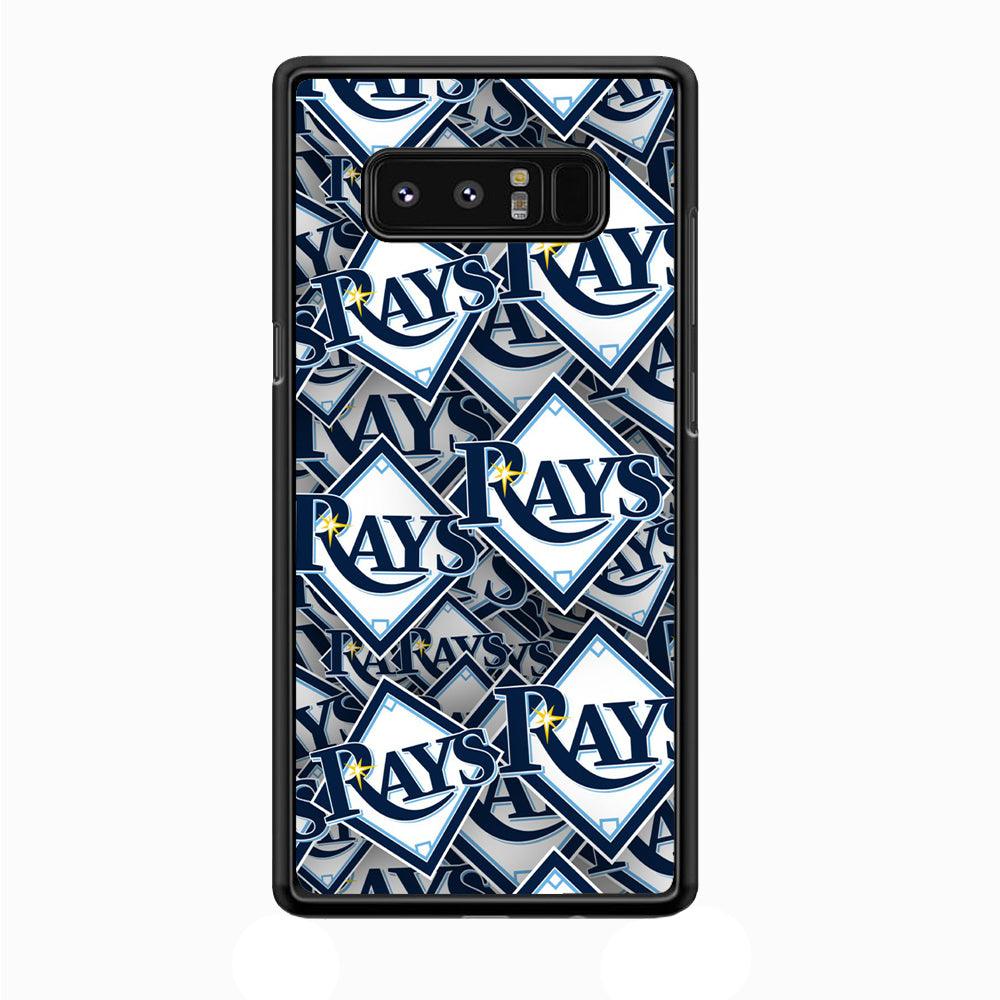 Baseball Tampa Bay Rays MLB 002 Samsung Galaxy Note 8 Case-Plastic / Full Wrap (3D Case)-Xtracase