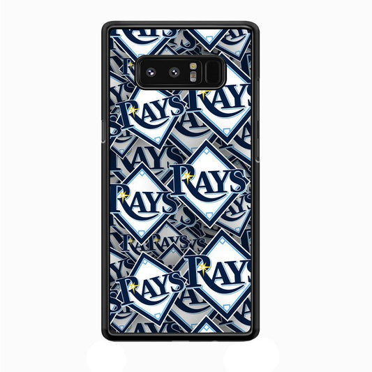 Baseball Tampa Bay Rays MLB 002 Samsung Galaxy Note 8 Case-Plastic / Full Wrap (3D Case)-Xtracase