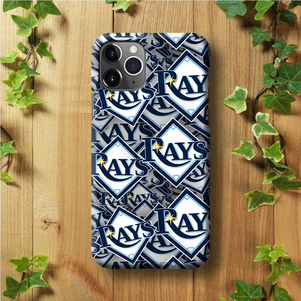 Baseball Tampa Bay Rays MLB 002 iPhone 11 Pro Max Case-Plastic / Full Wrap (3D Case)-Xtracase