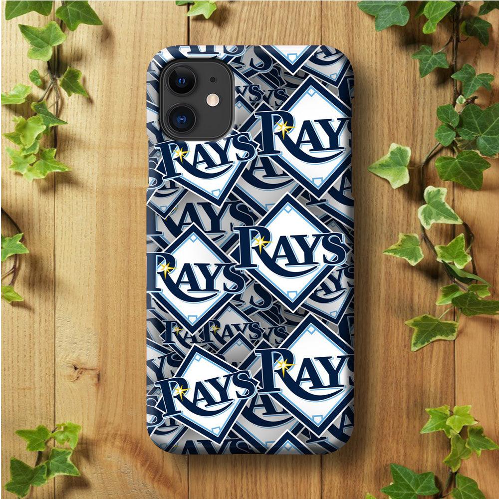 Baseball Tampa Bay Rays MLB 002 iPhone 11 Case-Plastic / Full Wrap (3D Case)-Xtracase