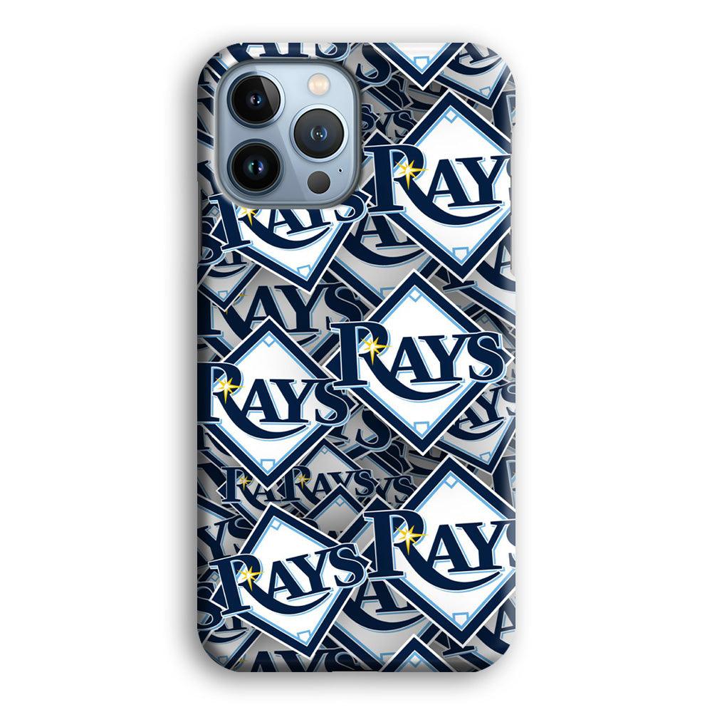 Baseball Tampa Bay Rays MLB 002 iPhone 13 Pro Case-Plastic / Full Wrap (3D Case)-Xtracase