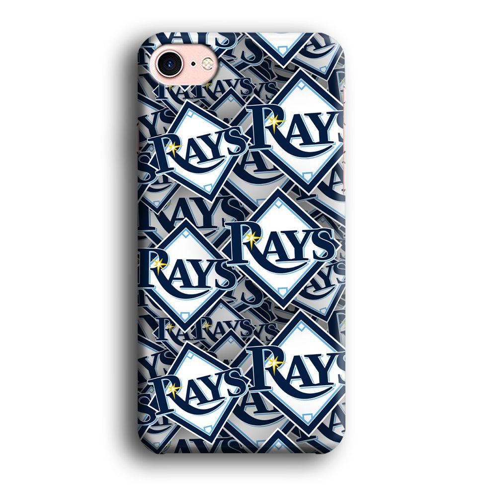 Baseball Tampa Bay Rays MLB 002 iPhone SE 2020 Case-Plastic / Full Wrap (3D Case)-Xtracase