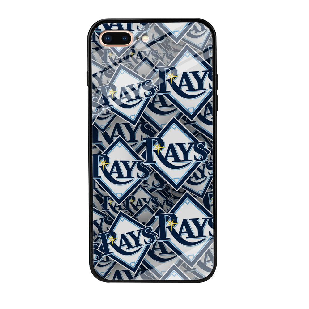 Baseball Tampa Bay Rays MLB 002 iPhone 7 Plus Case-Tempered Glass Case-Xtracase