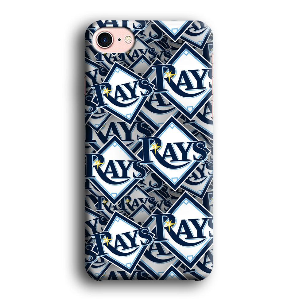 Baseball Tampa Bay Rays MLB 002 iPhone 7 Case-Tempered Glass Case-Xtracase