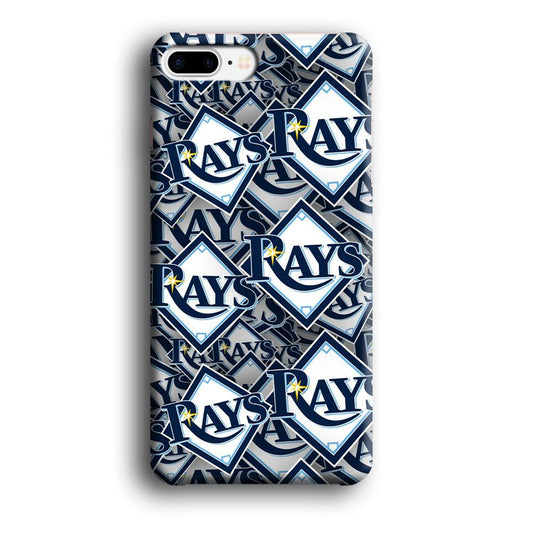 Baseball Tampa Bay Rays MLB 002 iPhone 8 Plus Case-Plastic / Full Wrap (3D Case)-Xtracase