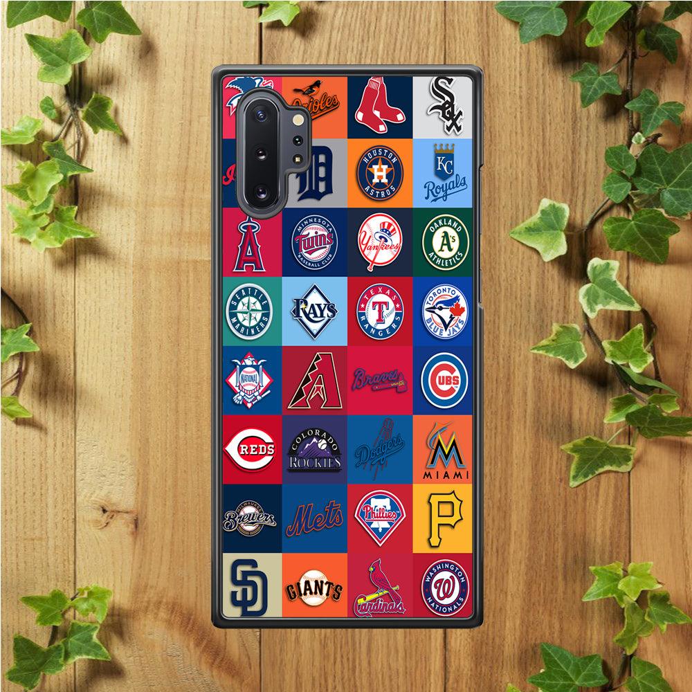 Baseball Teams MLB Samsung Galaxy Note 10 Plus Case-Plastic / Full Wrap (3D Case)-Xtracase