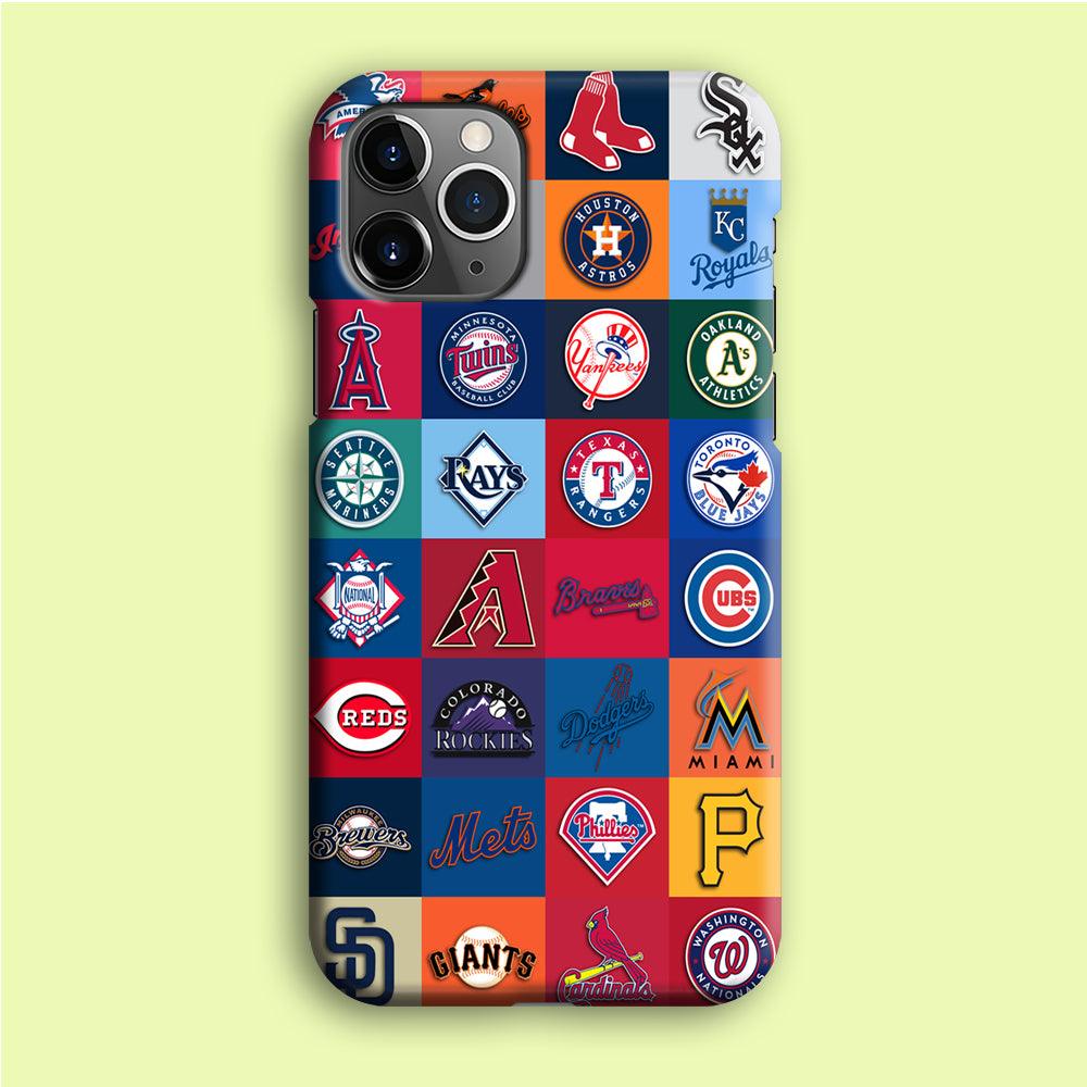 Baseball Teams MLB iPhone 12 Pro Case-Plastic / Full Wrap (3D Case)-Xtracase