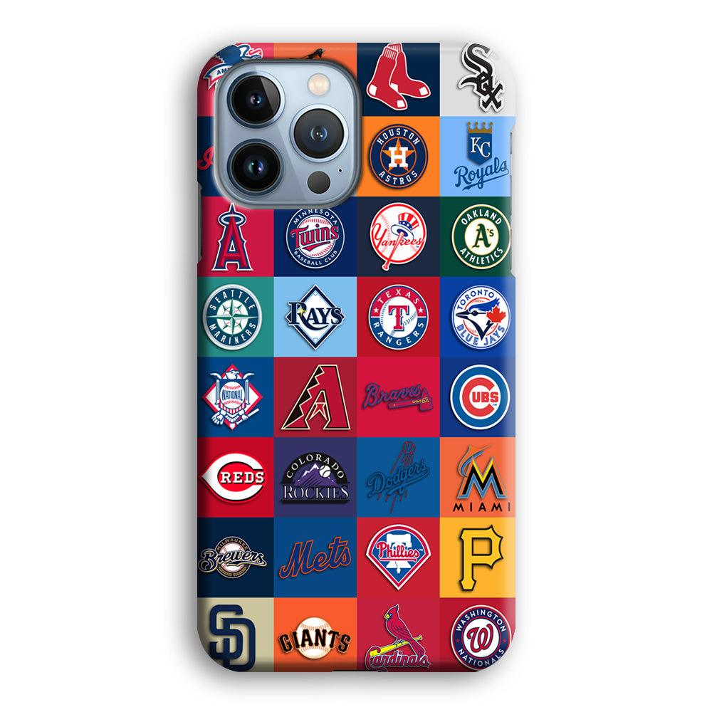 Baseball Teams MLB iPhone 13 Pro Case-Plastic / Full Wrap (3D Case)-Xtracase