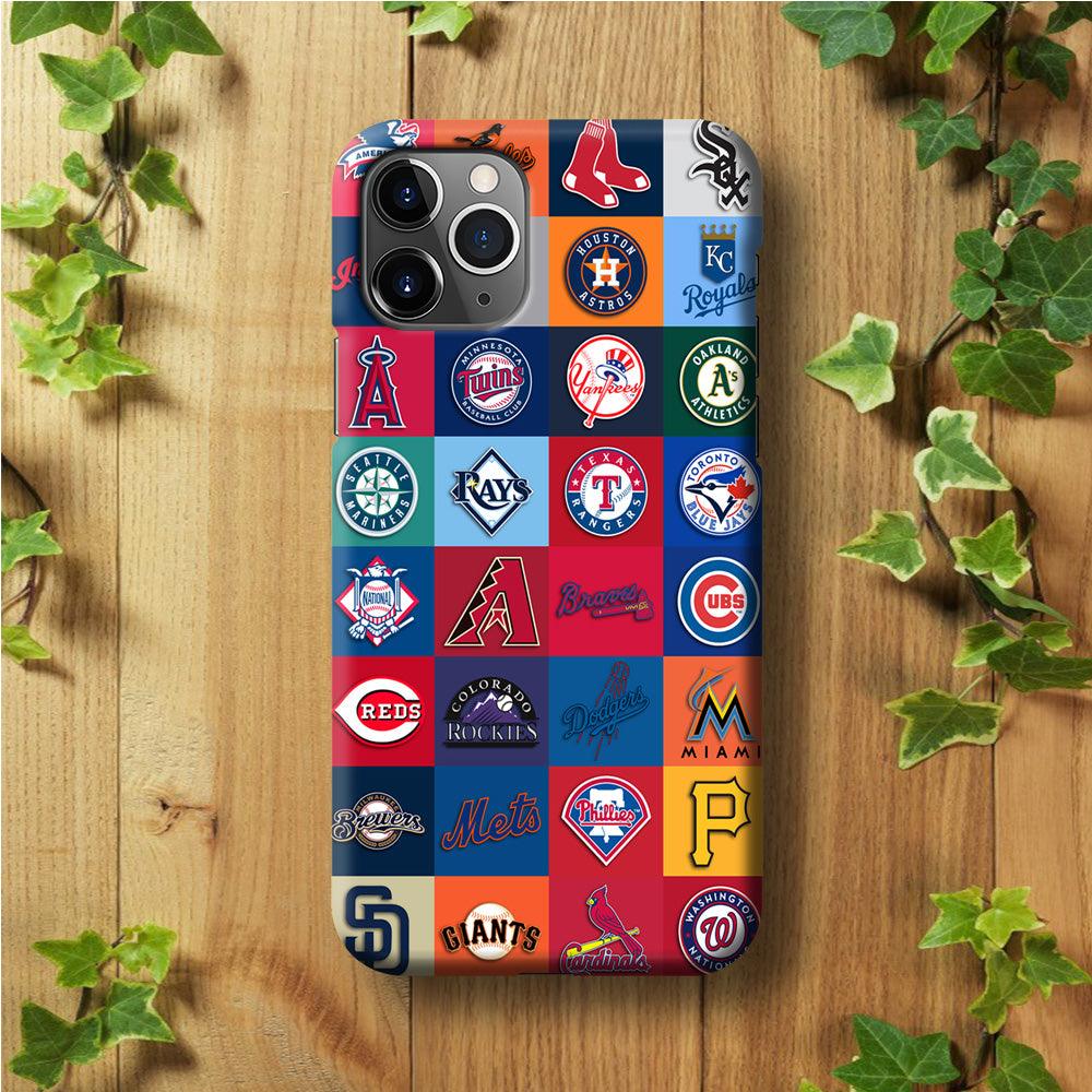 Baseball Teams MLB iPhone 11 Pro Max Case-Plastic / Full Wrap (3D Case)-Xtracase