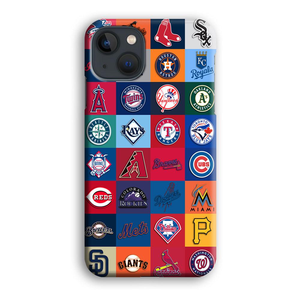 Baseball Teams MLB iPhone 13 Case-Plastic / Full Wrap (3D Case)-Xtracase