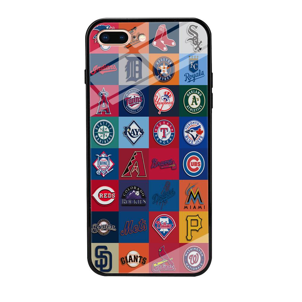 Baseball Teams MLB iPhone 7 Plus Case-Tempered Glass Case-Xtracase