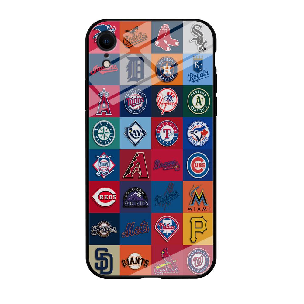 Baseball Teams MLB iPhone XR Case-Tempered Glass Case-Xtracase