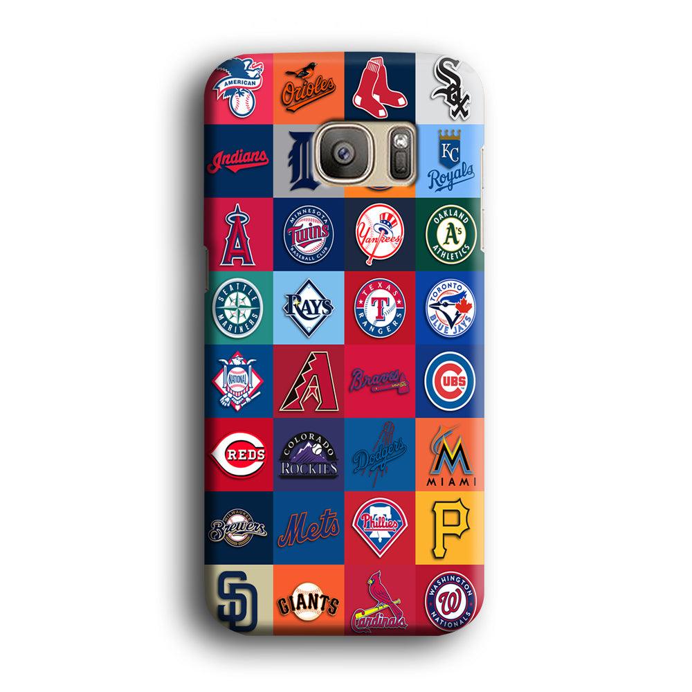 Basketball Teams NBA Samsung Galaxy S7 Edge Case-Plastic / Full Wrap (3D Case)-Xtracase