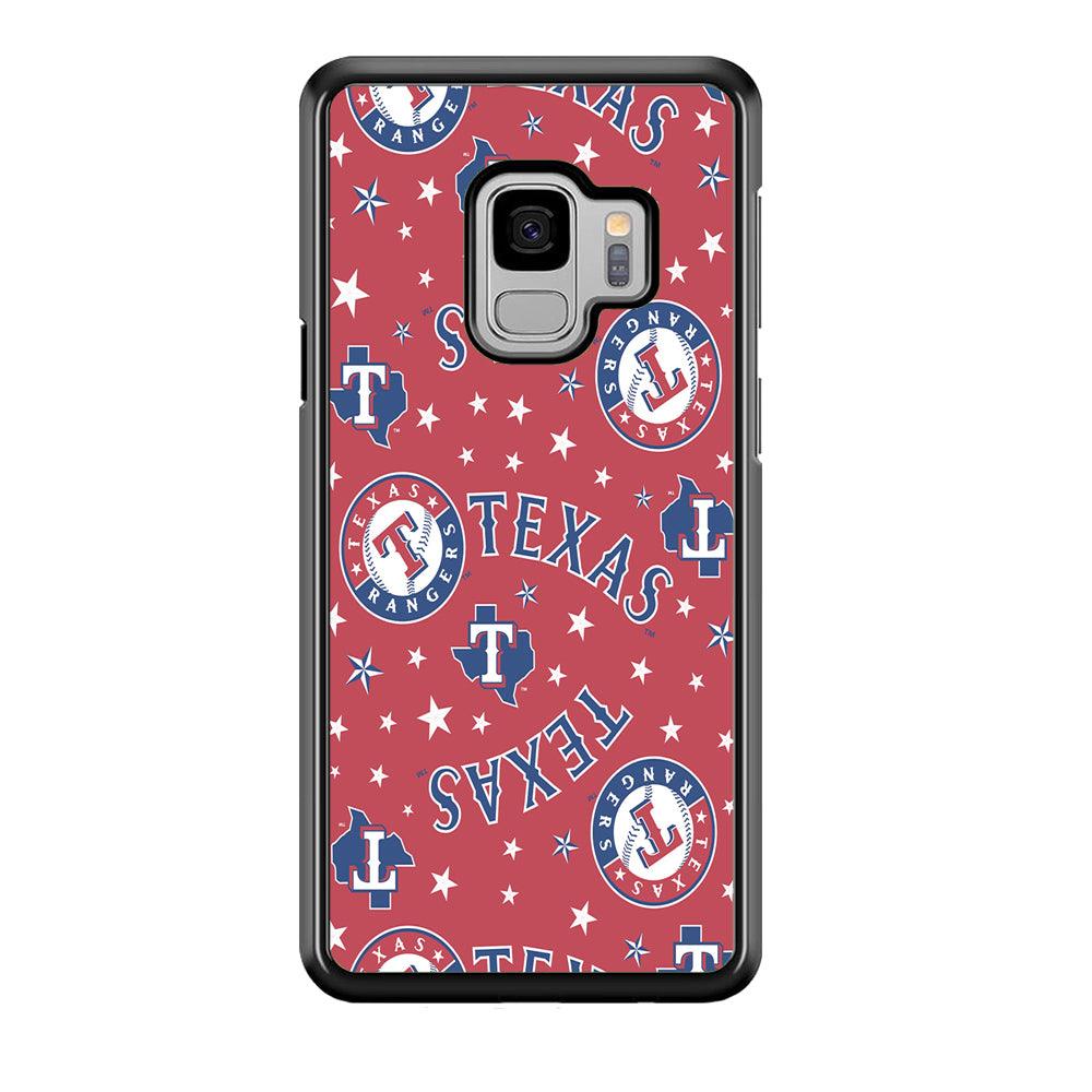 Baseball Texas Rangers MLB 001 Samsung Galaxy S9 Case-Plastic / Full Wrap (3D Case)-Xtracase
