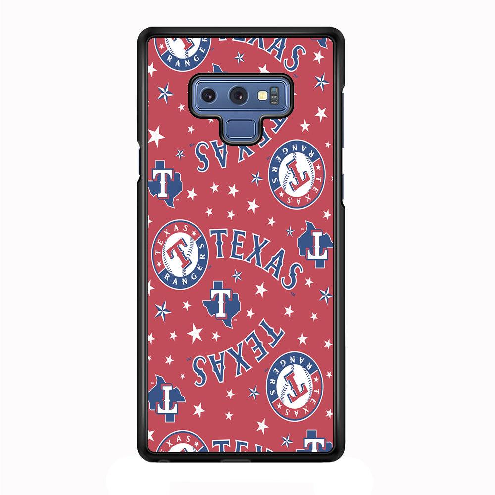 Baseball Texas Rangers MLB 001 Samsung Galaxy Note 9 Case-Plastic / Full Wrap (3D Case)-Xtracase