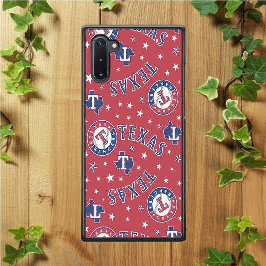 Baseball Texas Rangers MLB 001 Samsung Galaxy Note 10 Case-Plastic / Full Wrap (3D Case)-Xtracase