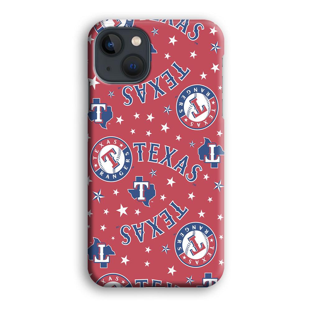 Baseball Texas Rangers MLB 001 iPhone 13 Mini Case-Plastic / Full Wrap (3D Case)-Xtracase