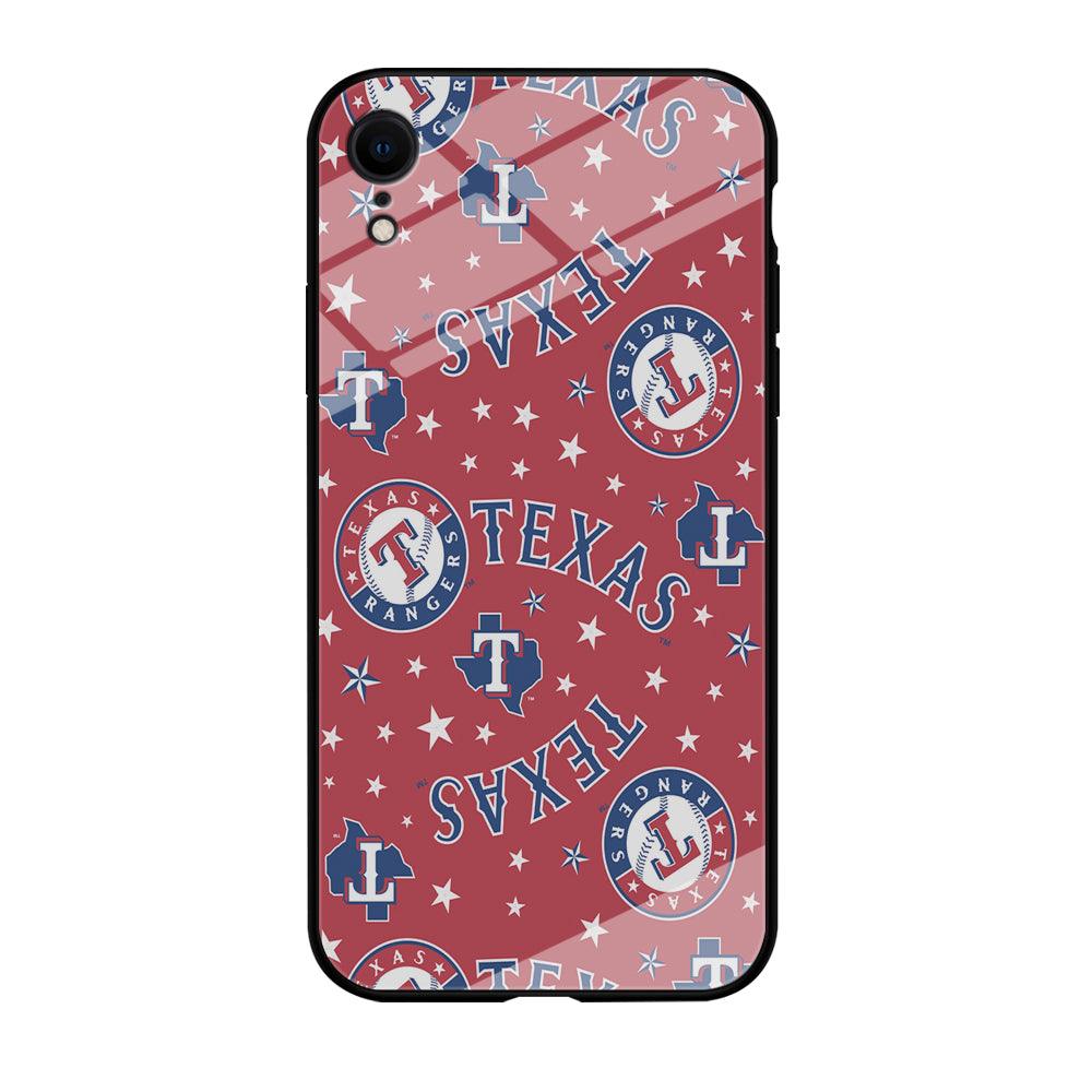 Baseball Texas Rangers MLB 001 iPhone XR Case-Tempered Glass Case-Xtracase