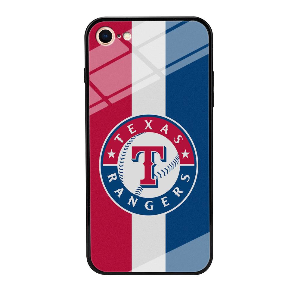 Baseball Texas Rangers MLB 002 iPhone 8 Case-Tempered Glass Case-Xtracase