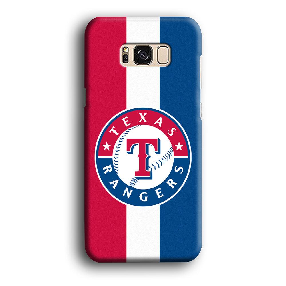 Baseball Texas Rangers MLB 002 Samsung Galaxy S8 Case-Plastic / Full Wrap (3D Case)-Xtracase