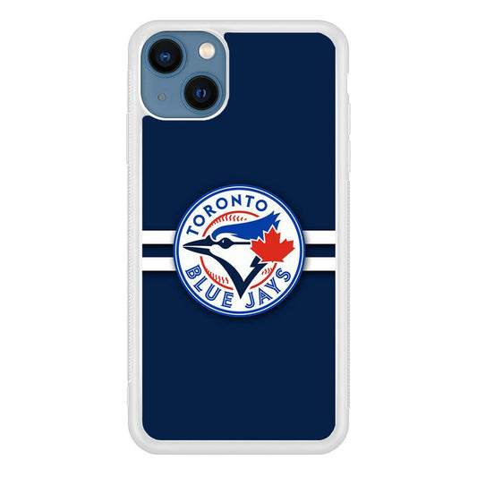 Baseball Toronto Blue Jays MLB 001 iPhone 13 Mini Case-Rubber / White (2D Case)-Xtracase