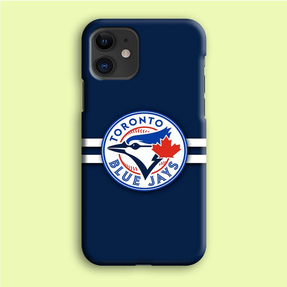 Baseball Toronto Blue Jays MLB 001 iPhone 12 Case-Plastic / Full Wrap (3D Case)-Xtracase
