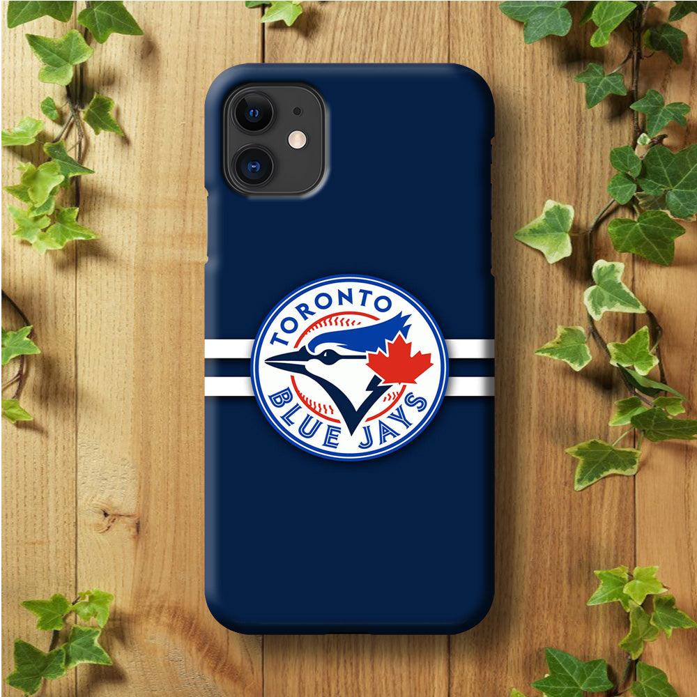 Baseball Toronto Blue Jays MLB 001 iPhone 11 Case-Plastic / Full Wrap (3D Case)-Xtracase