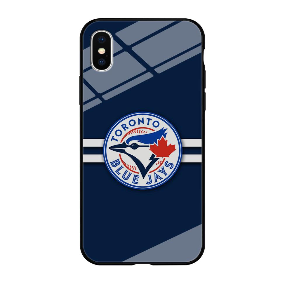 Baseball Toronto Blue Jays MLB 001 iPhone Xs Case-Tempered Glass Case-Xtracase