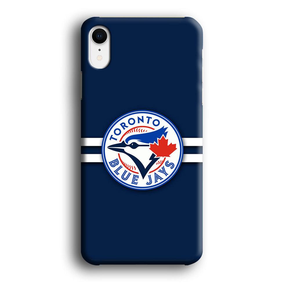 Baseball Toronto Blue Jays MLB 001 iPhone XR Case-Plastic / Full Wrap (3D Case)-Xtracase